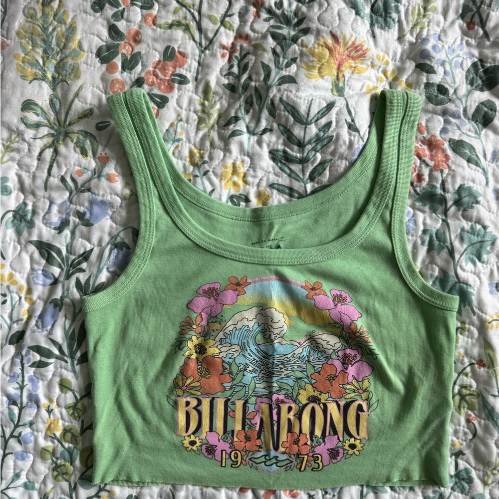 Billabong Green Tank Top